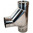 Z-Flex Z-Vent 5" Boot Tee Stainless Steel Venting (2SVSTBT05)