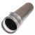 Z-Flex Z-Vent 4" Stainless Steel Adjustable Vent Pipe (2SVSPA04)